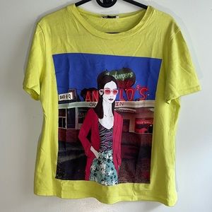 Zara graphic print tee shirt